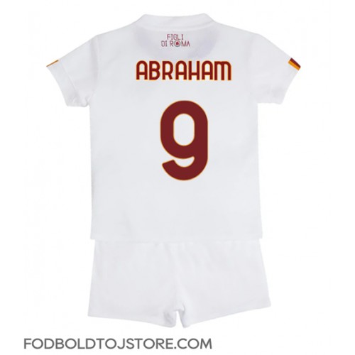 AS Roma Tammy Abraham #9 Udebanesæt Børn 2022-23 Kortærmet (+ Korte bukser)
